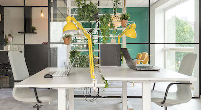 Een flexplek in de flexibele kantoorruimte van Flexy Workspace